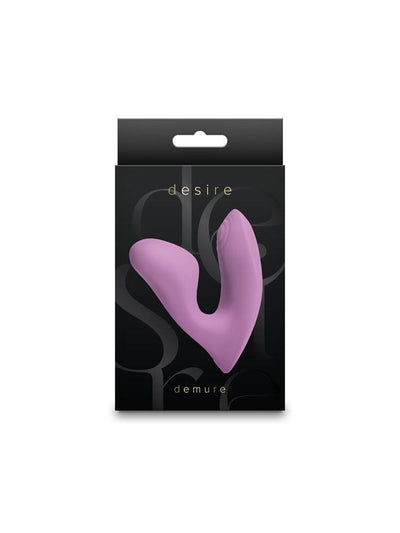 Desire - Demure - Blush Silicone Vibrator