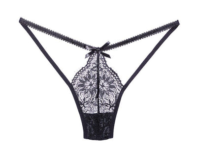 Dreaming Lace Thong - Black O/S