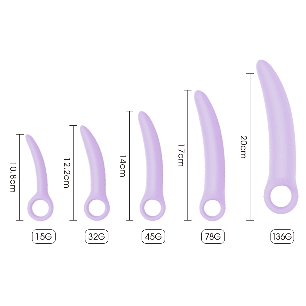 Ease 5 Piece Silicone Dilator Set
