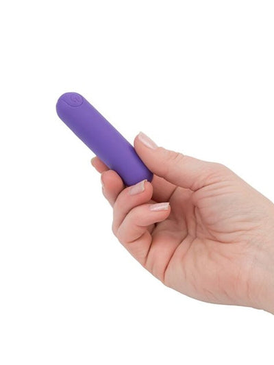 Essential 9 Function 3 inch Rechargeable Power Bullet - Purple