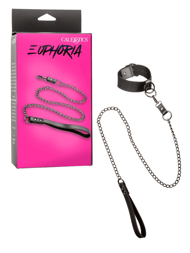 Euphoria Bondage Collection Leash & Collar