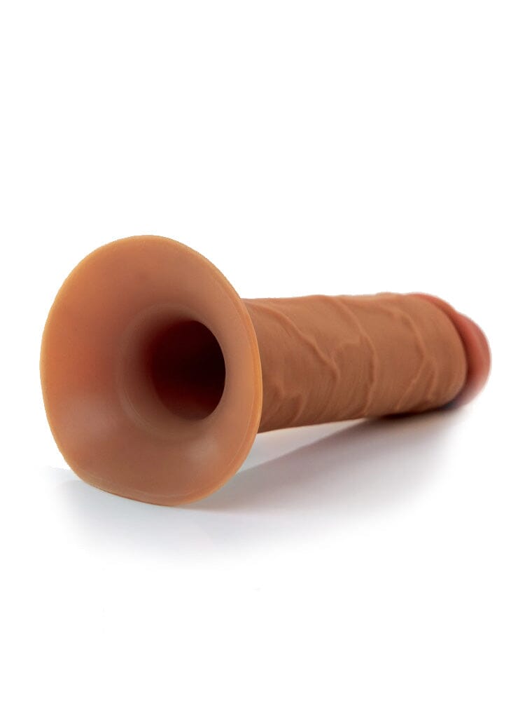 Fantasy X-tensions Elite 5" Silicone Hollow Dual Density Strap-on - Brown