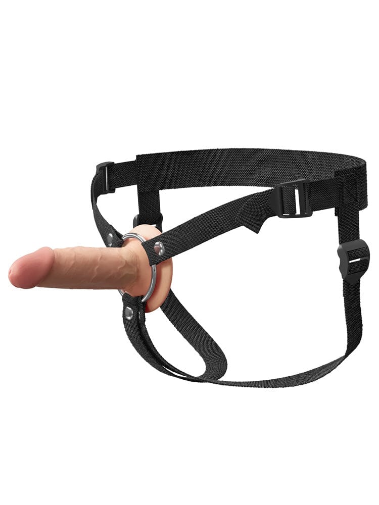 Fantasy X-tensions Elite 5" Silicone Hollow Dual Density Strap-on - Light