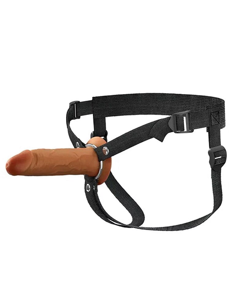 Fantasy X-Tensions Elite 6 inch Hollow Strap-on - Brown