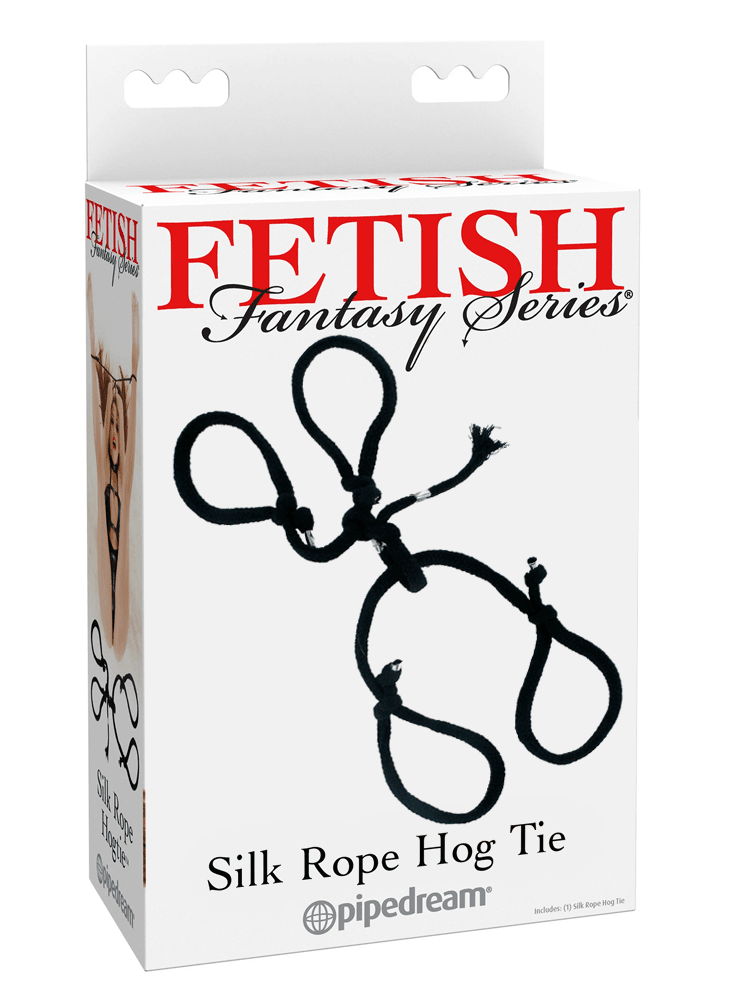 Fetish Fantasy Bondage Silk Rope Hogtie Set