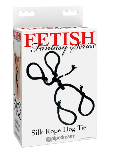 Fetish Fantasy Bondage Silk Rope Hogtie Set