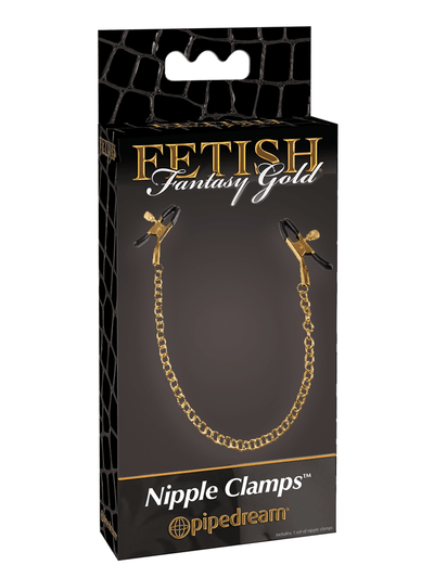 Fetish Fantasy Gold Nipple Clamps