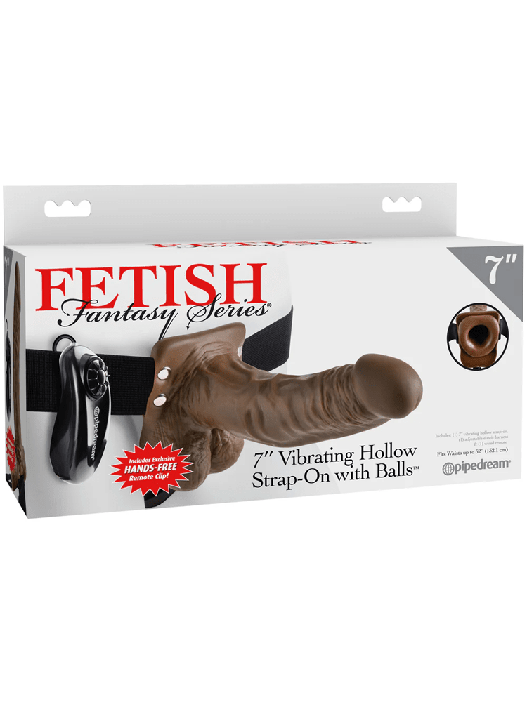 Fetish Fantasy Hollow Strap-On & Balls Set