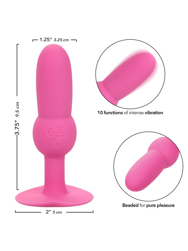First Time Rechargeable Silicone Vibrating Beaded Anal Probe First Time Rechargeable Silicone Vibrating Beaded Anal Probe