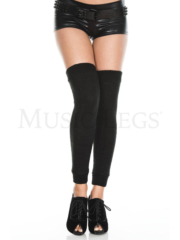 Footless Acrylic Thigh High Leg Warmers