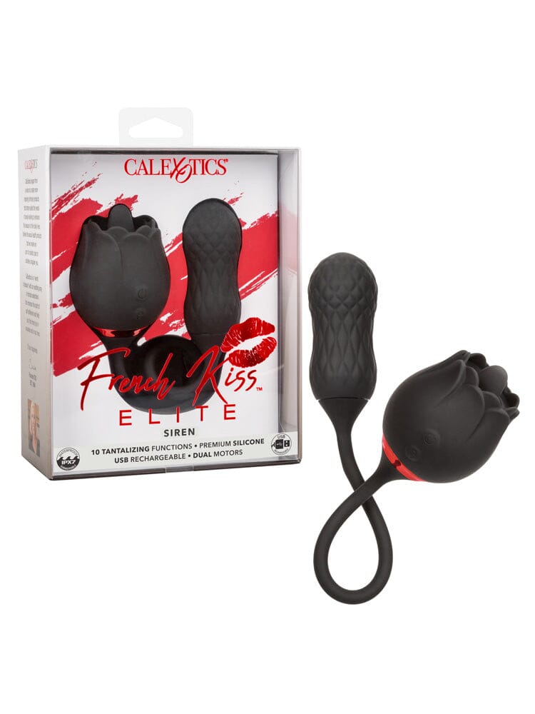 French Kiss Elite Siren Textured Dual Stimulation Vibrator French Kiss Elite Siren Textured Dual Stimulation Vibrator