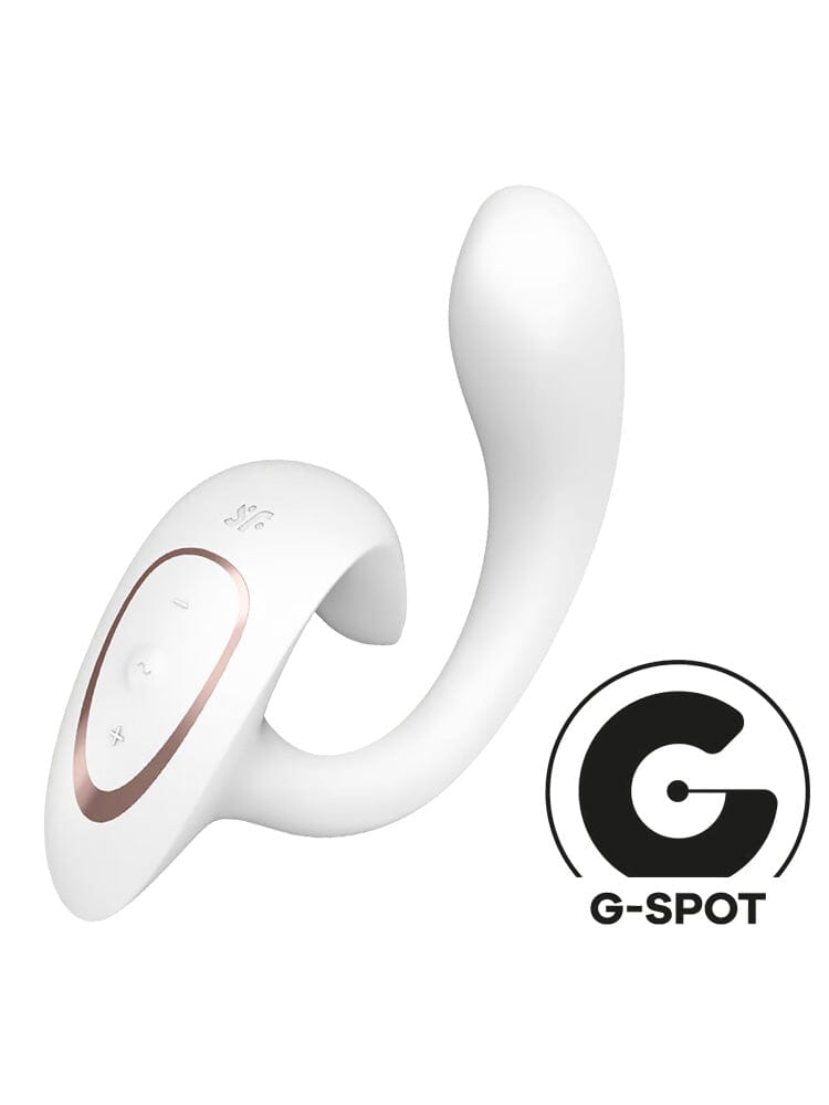 G for Goddess 1 Dual Stimulation White G-Spot Vibrator