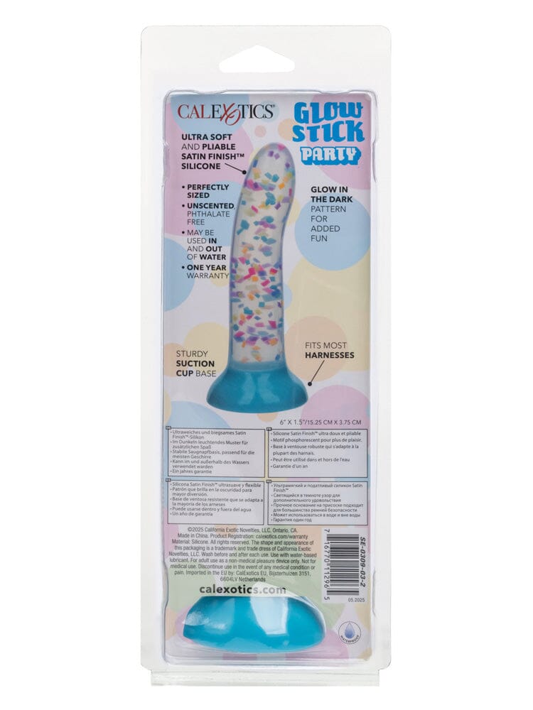 Glow Stick Silicone Glow-In-The-Dark G-spot Party Dong