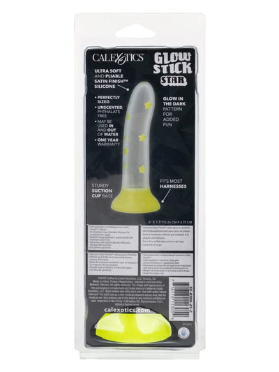 Glow Stick Silicone Glow-In-The-Dark G-spot Star Dong