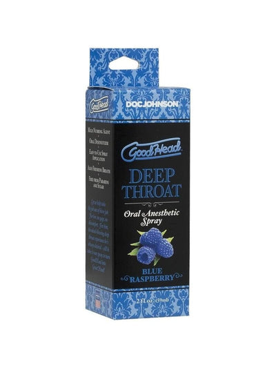 GoodHead Deep Throat Spray - Blue Raspberry