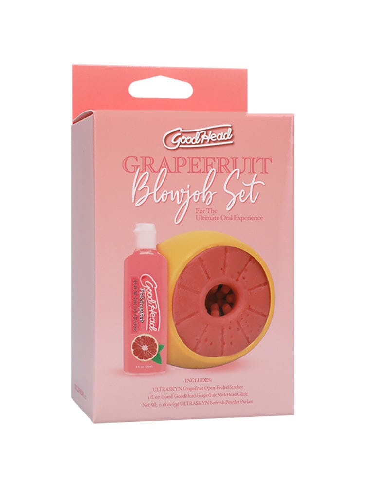 Goodhead Grapefruit Technique Blow Job Masturbation Set