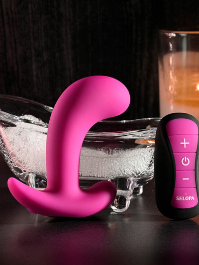 Hooking UP Rechargeable Remote Silicone Prostate Anal Plug