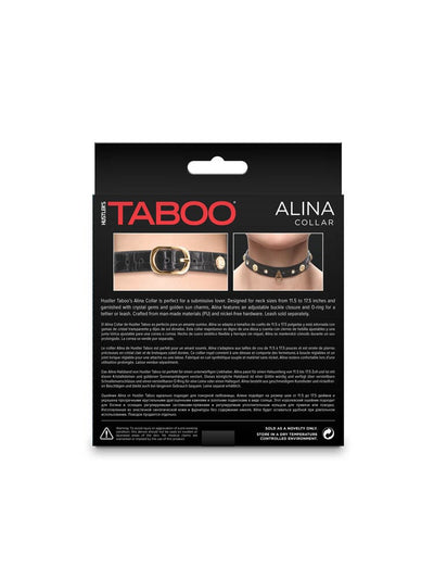 Hustler Taboo - Alina Collar - Black