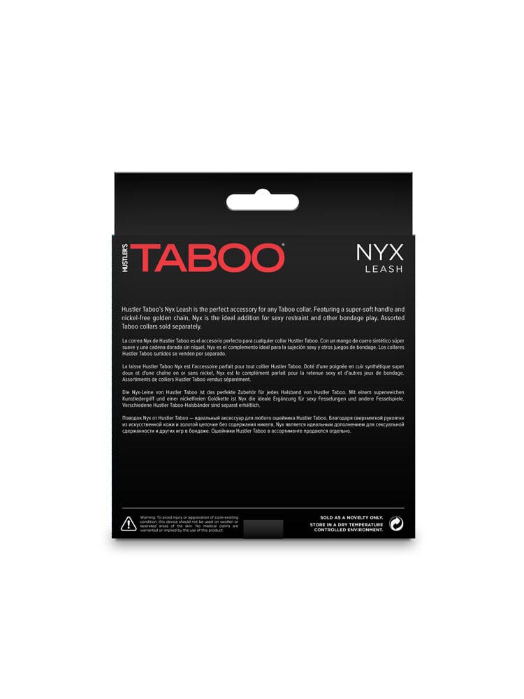 Hustler Taboo - Nyx Leash - Black