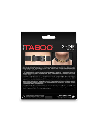 Hustler Taboo - Sadie Collar - Black