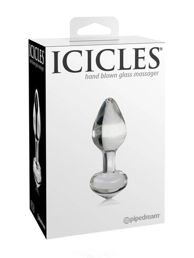 Icicles No. 44 Hand Blown Glass Butt Plug