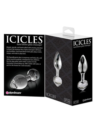 Icicles No. 44 Hand Blown Glass Butt Plug