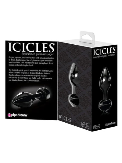 Icicles No. 44 Hand Blown Glass Butt Plug