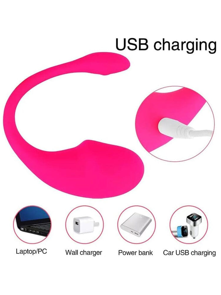 Jumping Egg Silicone Wearable Vibrator with App Control Jumping Egg Silicone Wearable Vibrator with App Control