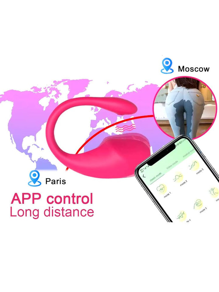 Jumping Egg Silicone Wearable Vibrator with App Control
