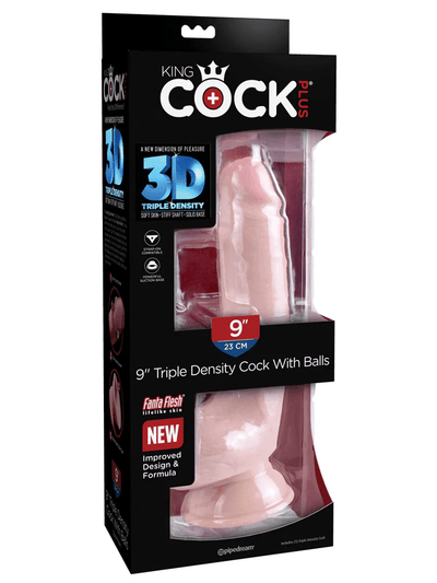 King Cock Plus Triple Density Cock Dildo