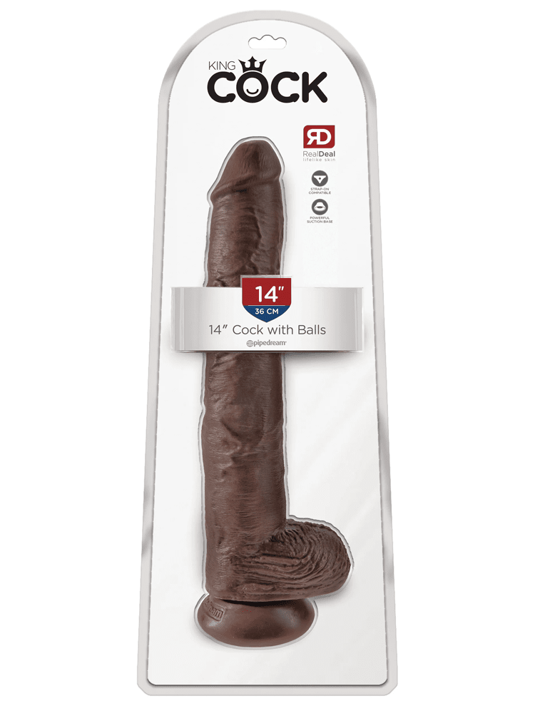 King Cock Realistic Dildo with Balls