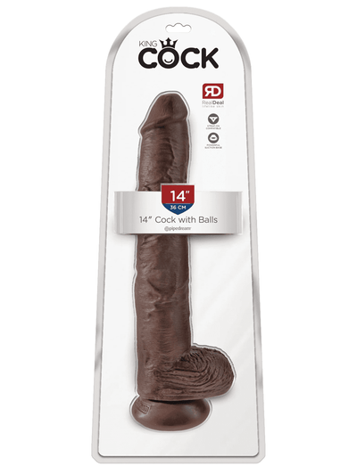 King Cock Realistic Dildo with Balls