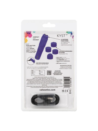 Kyst Mega-Mite Rechargeable Purple Pocket Rocket Vibrator