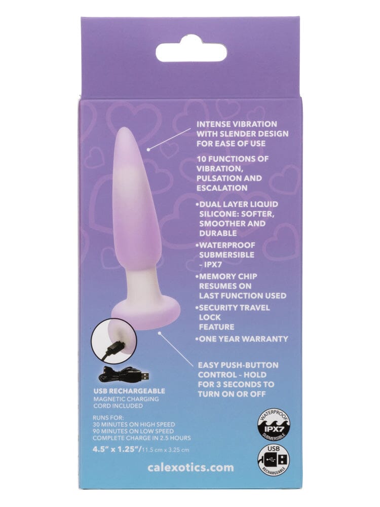 Lavender Haze Slender Silicone Rechargeable Anal Probe