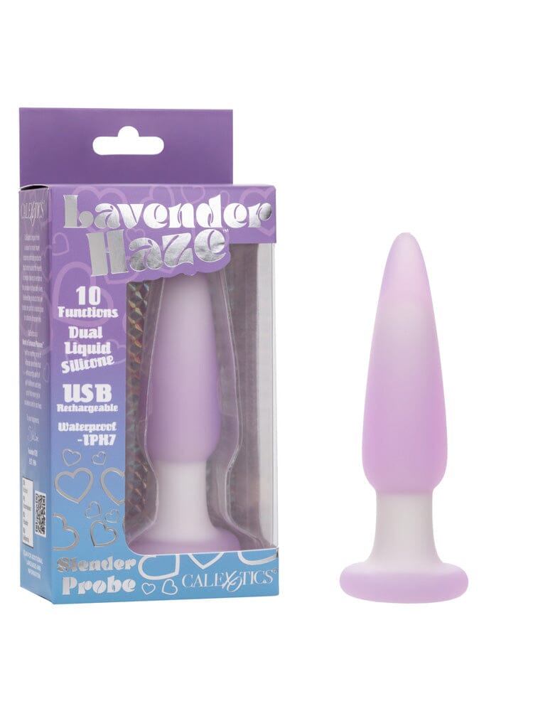 Lavender Haze Slender Silicone Rechargeable Anal Probe