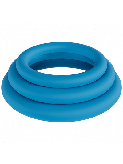 Levelz Flexible Silicone Ball Strap - Blue