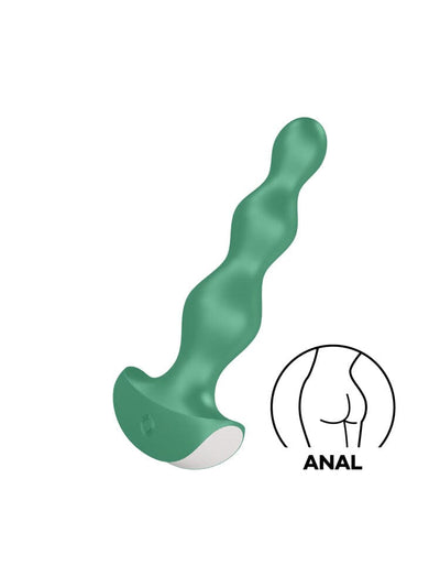 Lolli 2 Green Rechargeable Silicone Vibrating Anal Probe