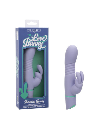 Love Bunny Silicone Waterproof Thrusting Rabbit Vibrator