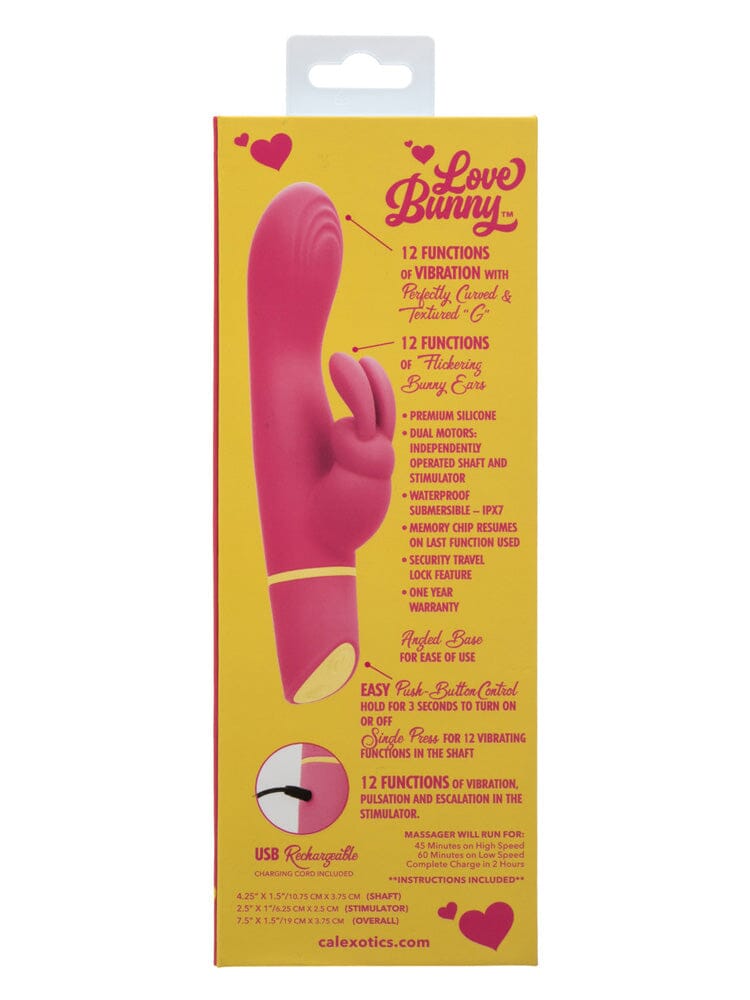 Love Bunny Silicone Waterproof Vibrating G Rabbit Vibrator