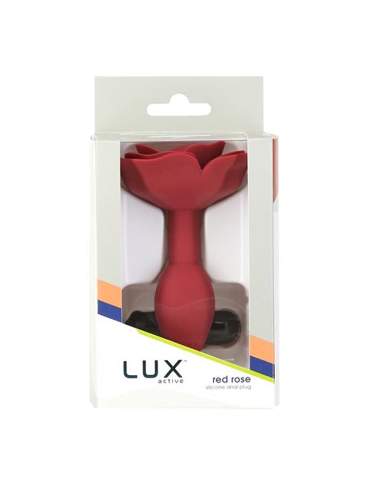 Lux Red Rose Silicone Rechargeable Anal Plug