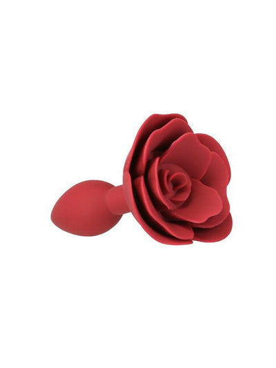 Lux Red Rose Silicone Rechargeable Anal Plug