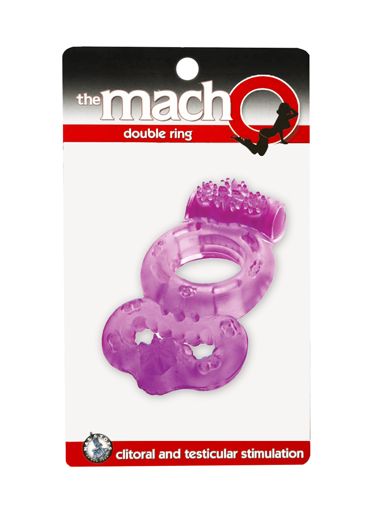 MachO Double Ring Vibrating Cock Ring