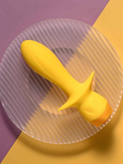 Mellow Yellow Rechargeable Silicone Waterproof Anal Probe