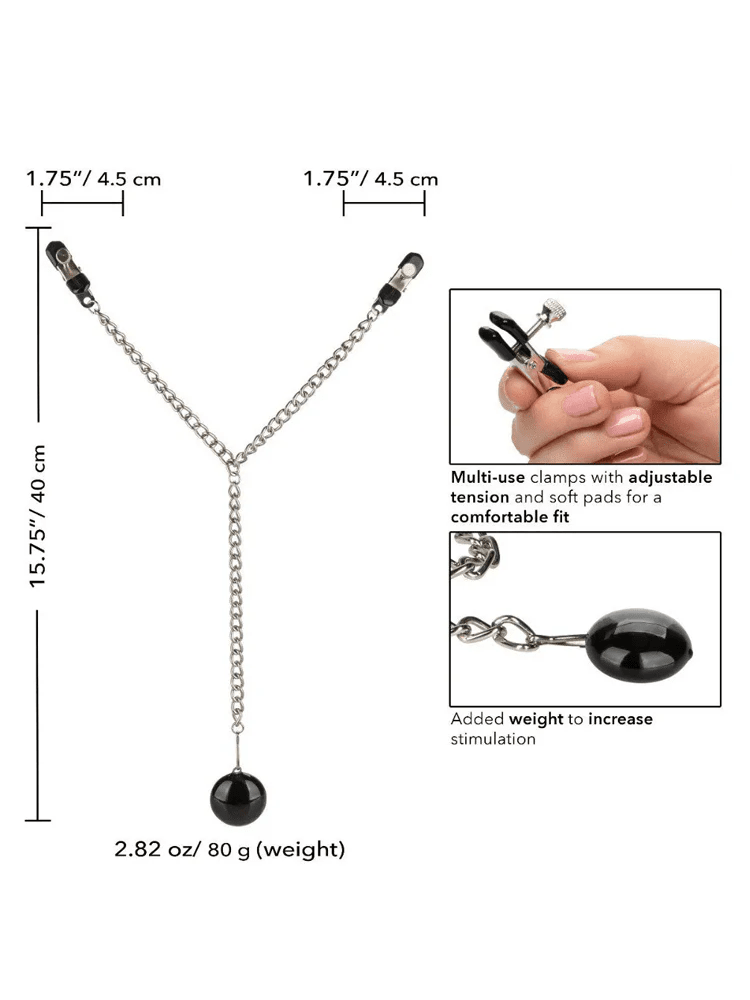 Nipple Play Weighted Disc Nipple Clamps