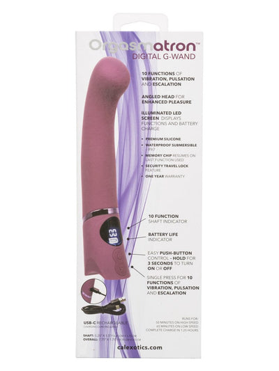 Orgasmatron Silicone Digital G-Wand G-Spot Vibrator