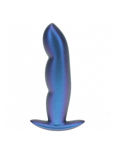 OUCH! Finger Metallic Blue Silicone Anal Plug Anal Toys Shots America