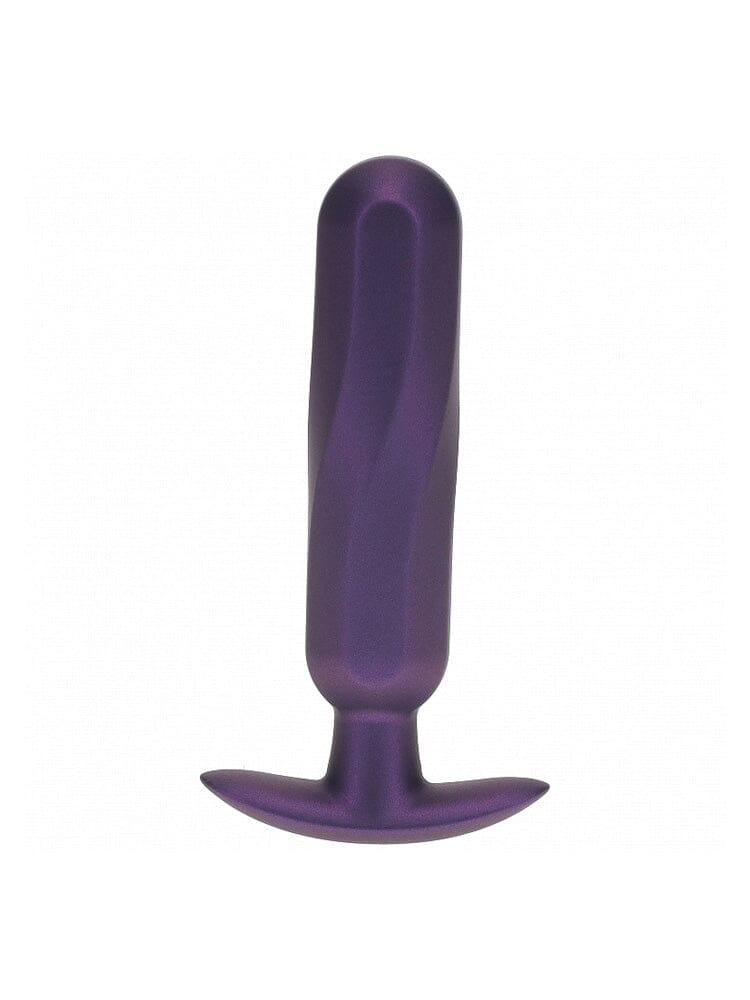 OUCH! Oblong Metallic Purple Silicone Anal Plug Anal Toys Shots America