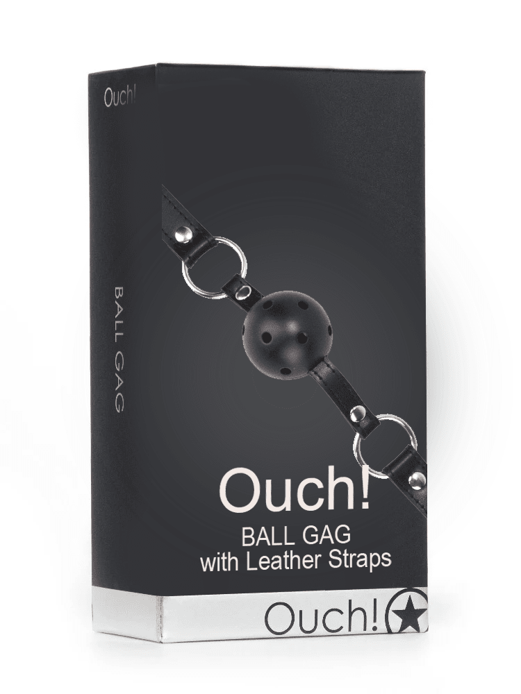 OUCH! Silicone Breathable Bondage Ball Gag