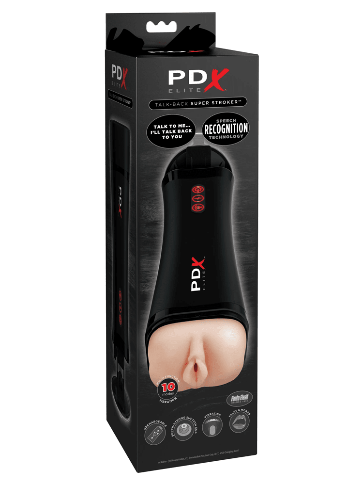 PDX Elite Talk-Back Super Stroker