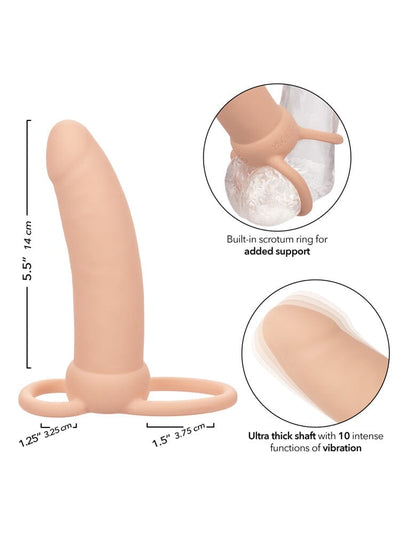 Performance Maxx Rechargeable Thick Dual Penetrator - Ivory